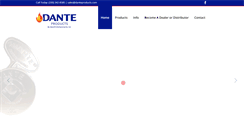 Desktop Screenshot of danteproducts.com